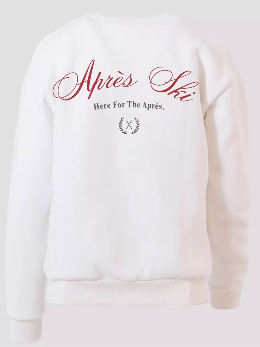 White Après Ski Club Sweater